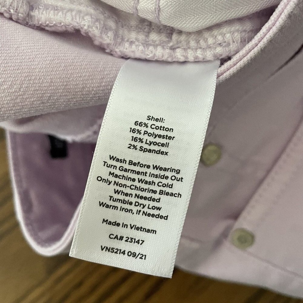 Talbots Pastel Lilac Ankle Jeans - Picture 9 of 9